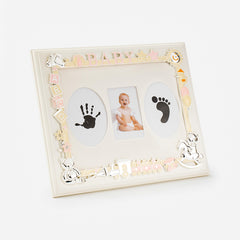 Silver Plated Baby Train Photo Frame