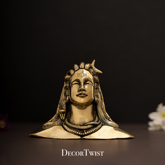 Brass Handmade Adiyogi Mahadeva Shiva Idol/Statue