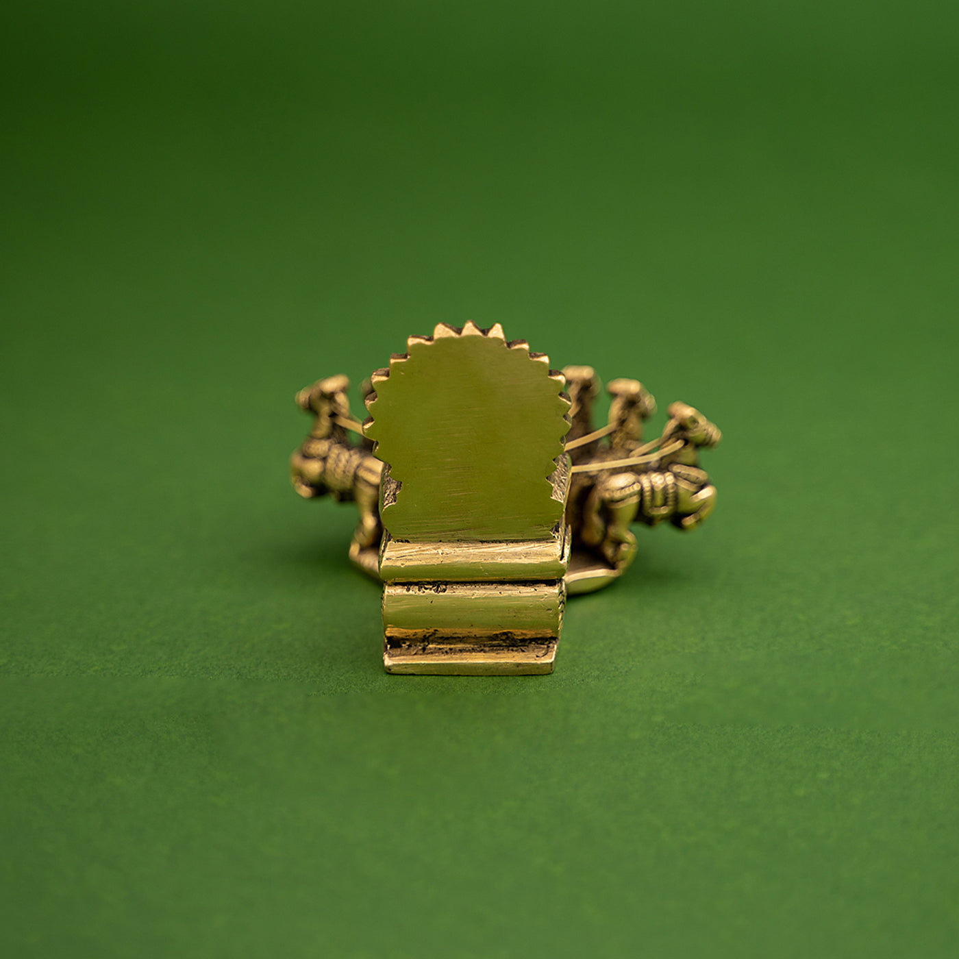 Brass Handcrafted Superfine Surya Rath Idol