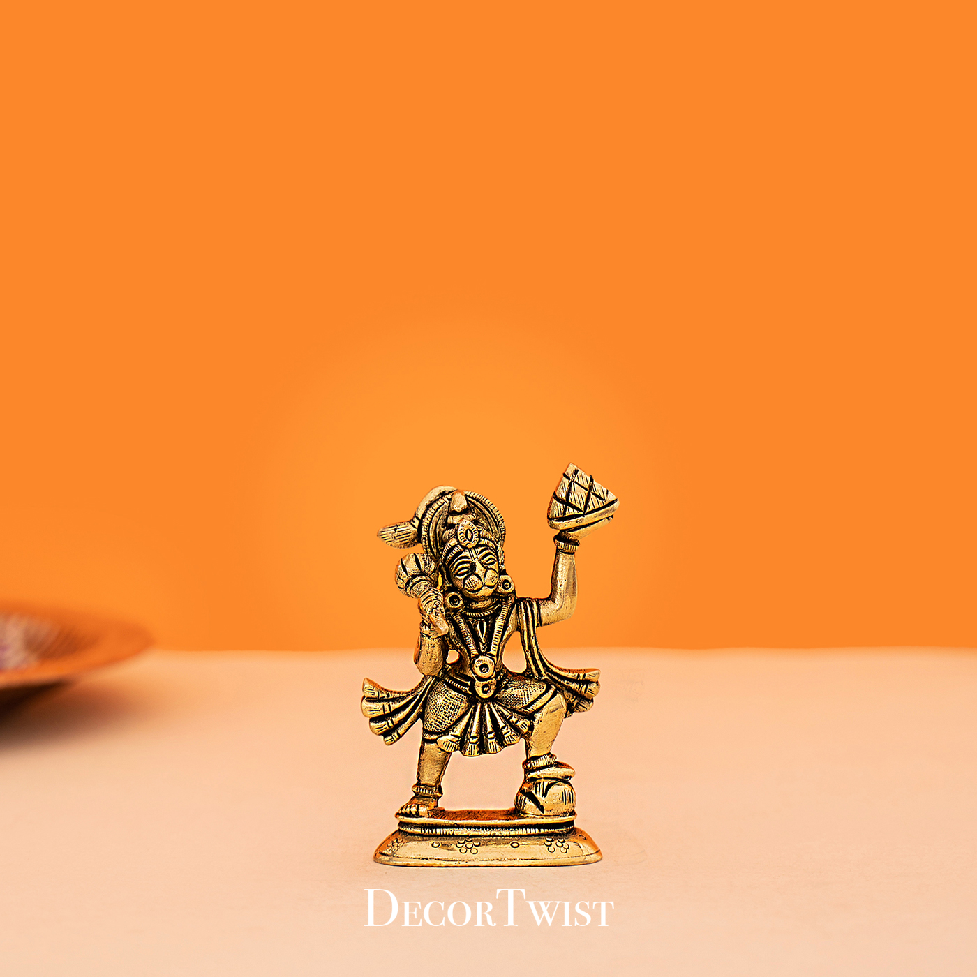 Brass Hanuman Idol/Murti Small Size