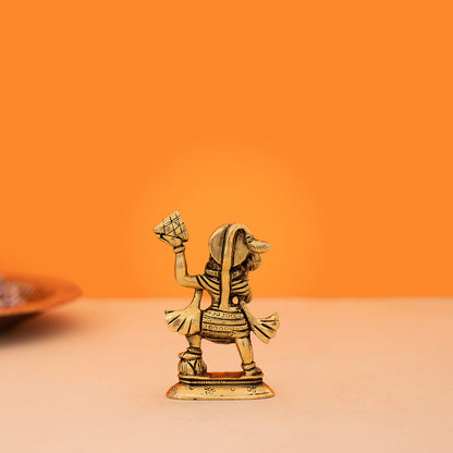 Brass Hanuman Idol/Murti Small Size