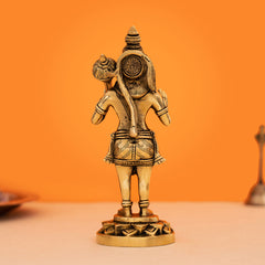 Brass Handcrafted Standing Hanuman Idol