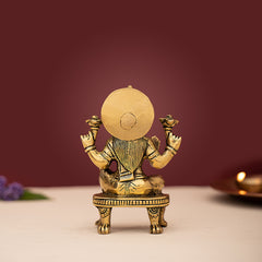 Brass Handcrafted Goddess Lakshmi Idol/Statue