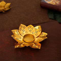 Lotus Designer Tea Light Candle Holder