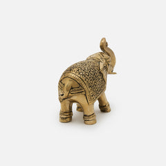 Beautiful Brass Elephant Table Top Accent