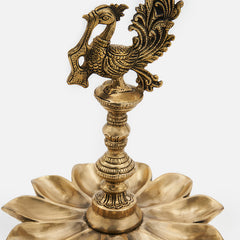 Brass Annapakshi Brass Diya: A Treasured Addition to Your Collection