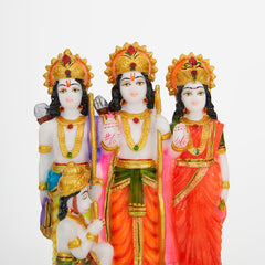 Ram Darbar Murti With Ram Lakshman Sita and Hanuman for Home Temple Decor