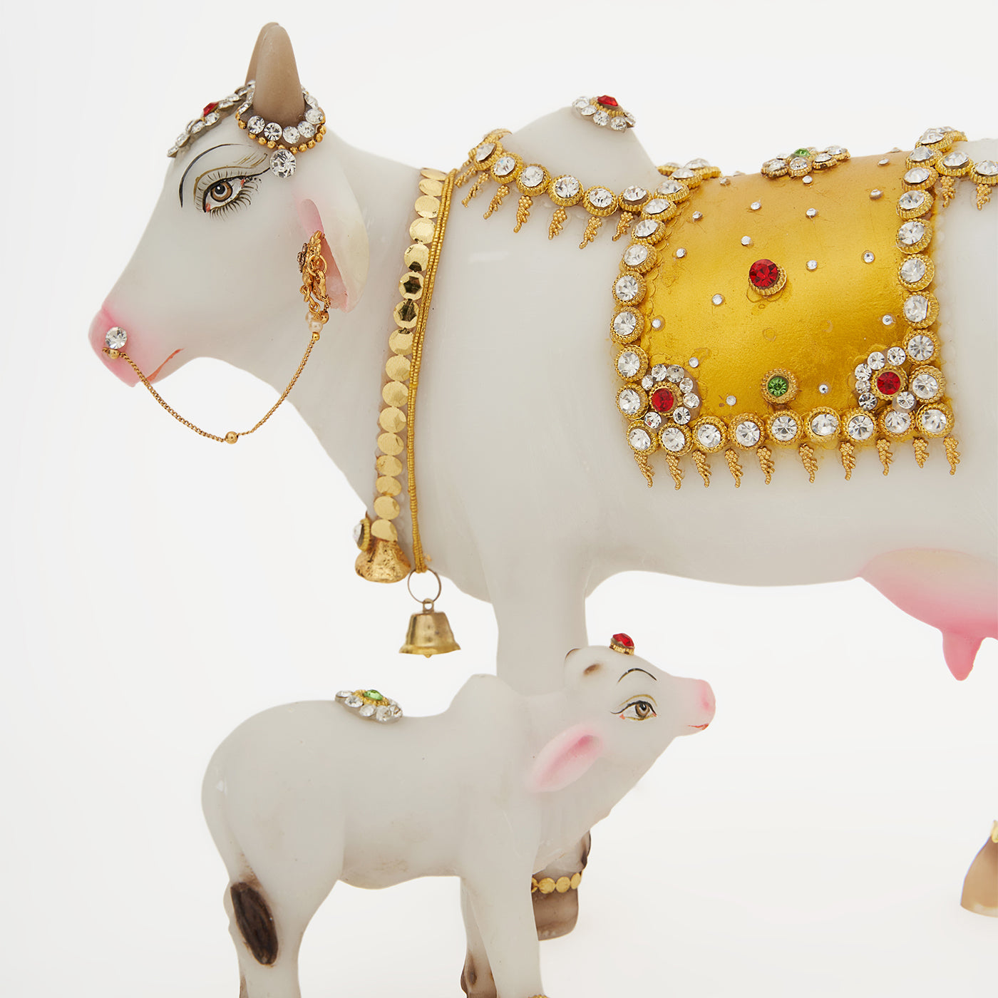 Kamdhenu Cow With Calf Statue