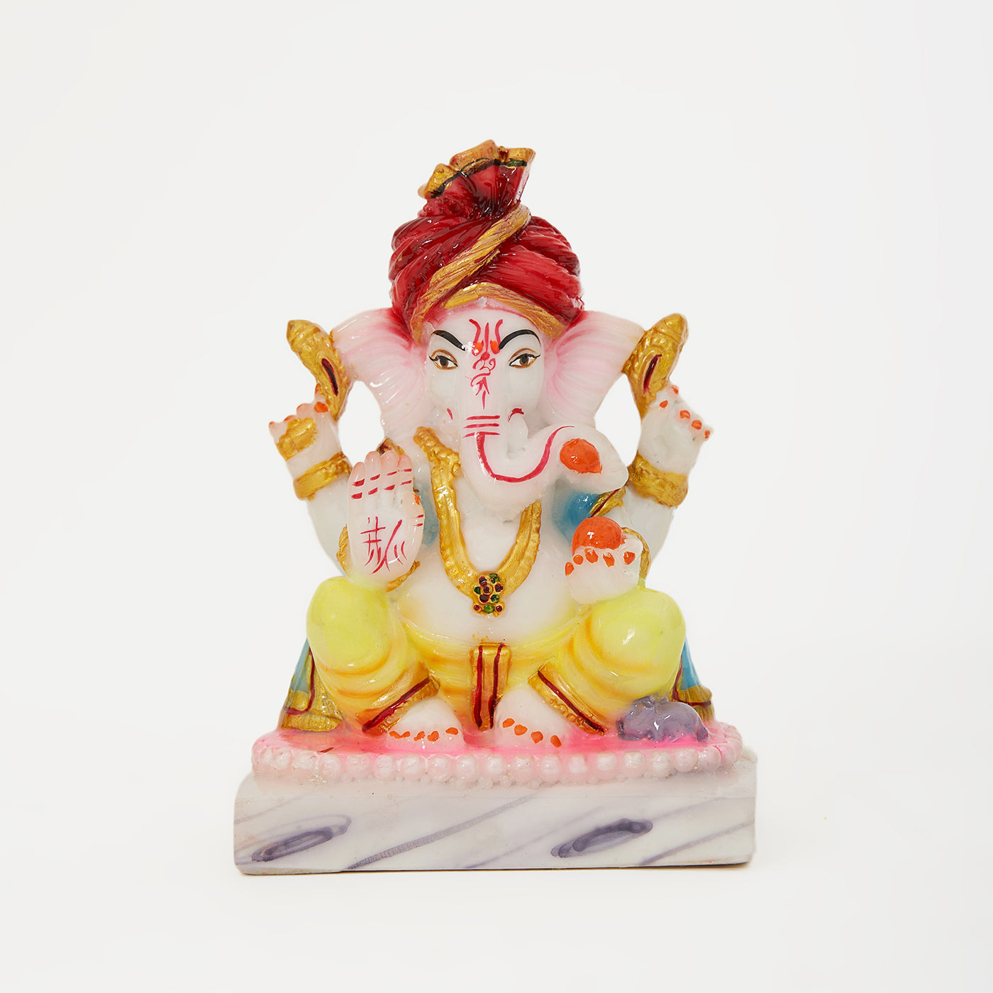 Pagadi Lord Ganesha | Ganpati | Vinayak Idol In Marble Dust