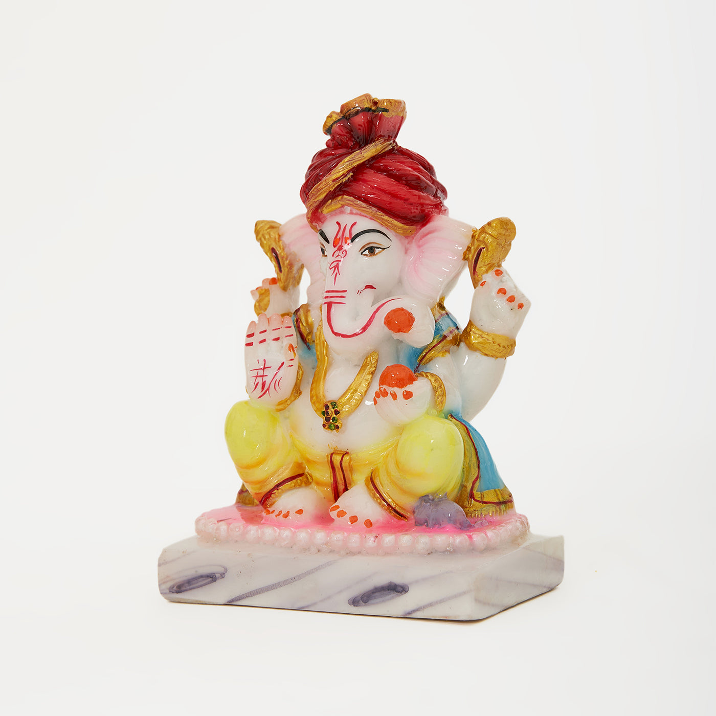 Pagadi Lord Ganesha | Ganpati | Vinayak Idol In Marble Dust
