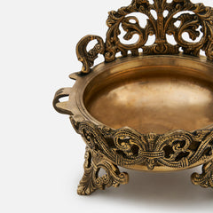 Ethnic Carved Traditional Decorative Brass Urli Bowl