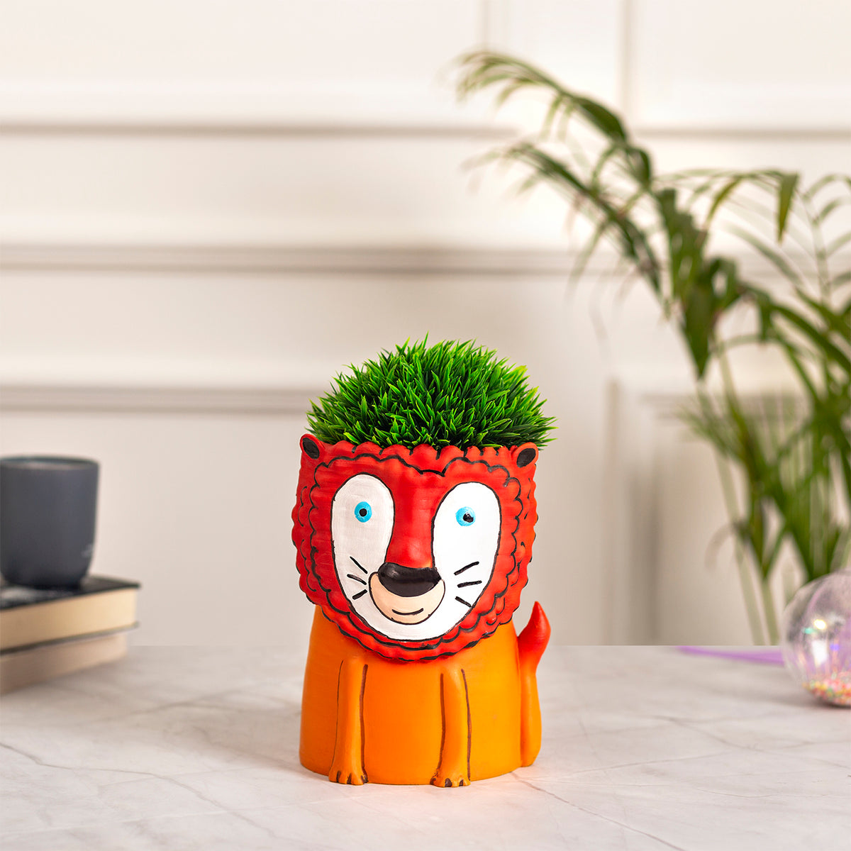 Ceramic Baby Lion Planter