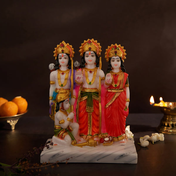 Ram Darbar Murti With Ram Lakshman Sita and Hanuman for Home Temple De –  DecorTwist
