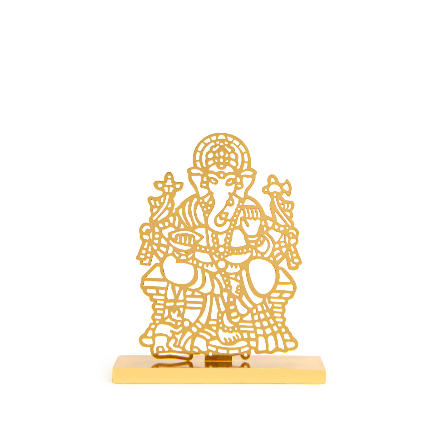Ganesh ji Desk/Car Dashboard Stand in Brass