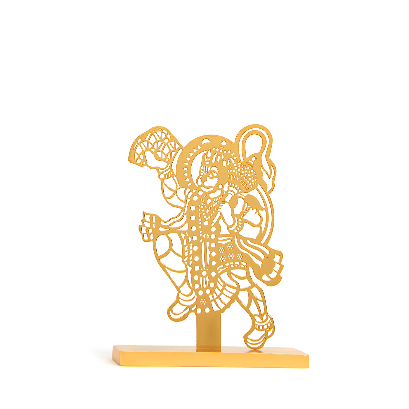 Jai Hanuman Desk/Car Dashboard Stand in Brass