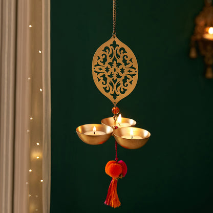 Elegant Hanging Tea-Light Holder