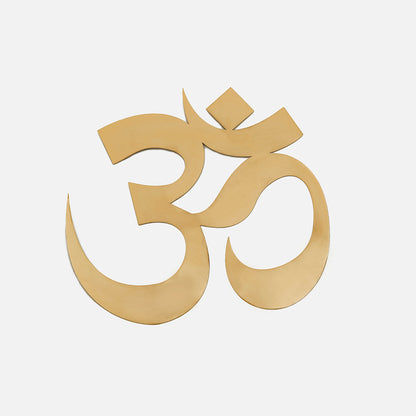 Om Metal Wall Art- Gold