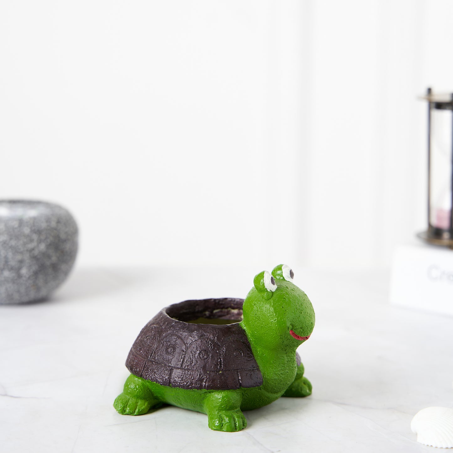 Cute Tortoise Succulent Planter For Home Garden Office Desktop