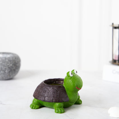 Cute Tortoise Succulent Planter For Home Garden Office Desktop